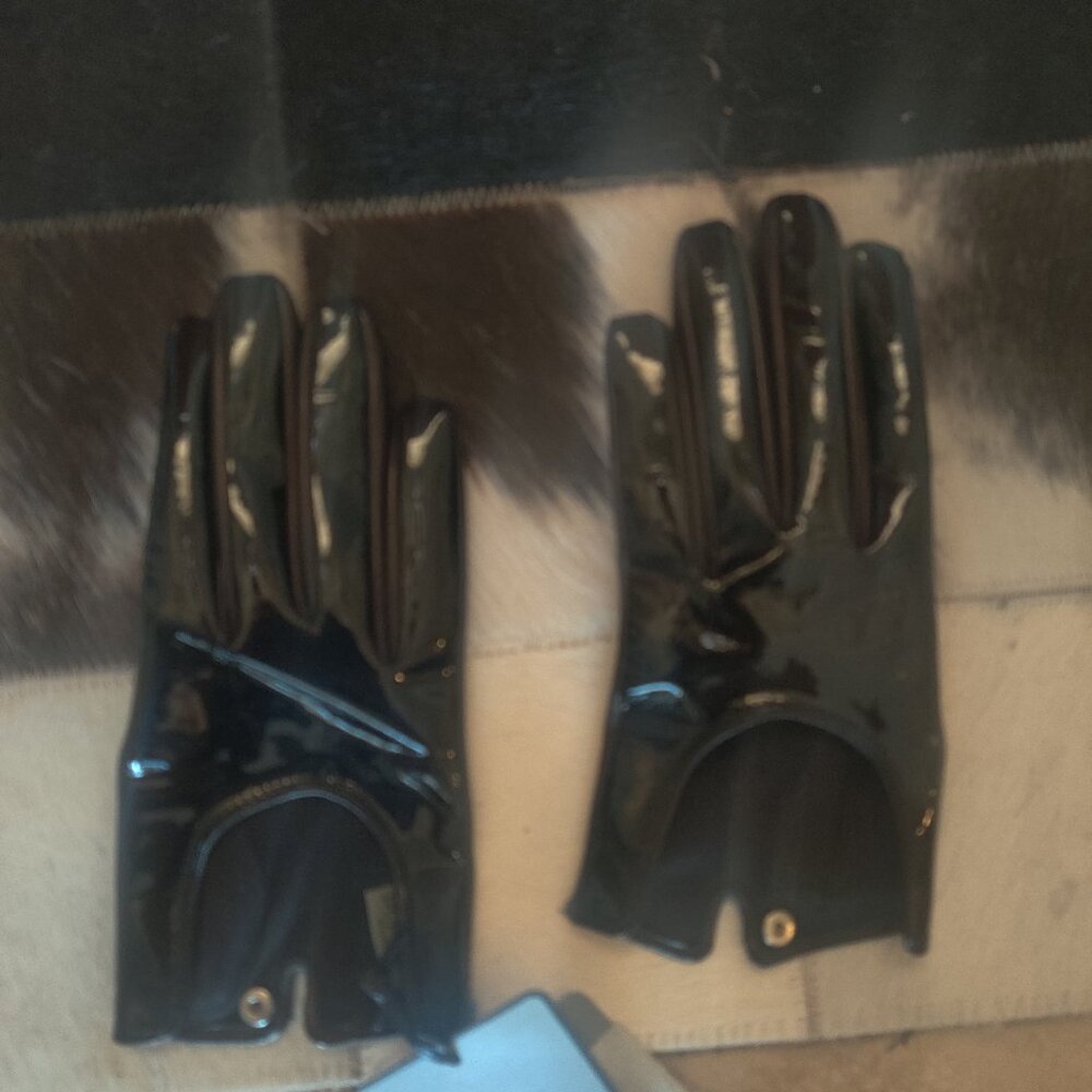 DURAZZI Leather Gloves Size L  new $377.00 - Picture 2 of 3